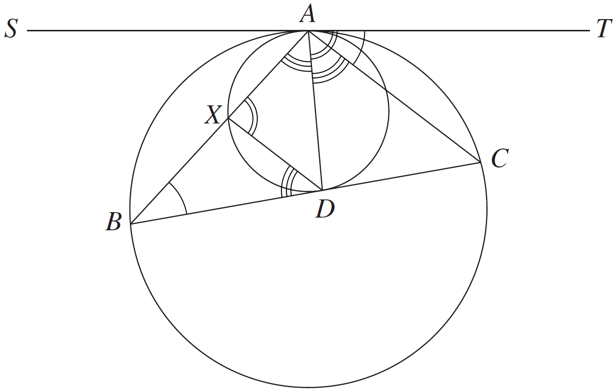 Plane Geometry, EXT1 2010 HSC 5c Answer