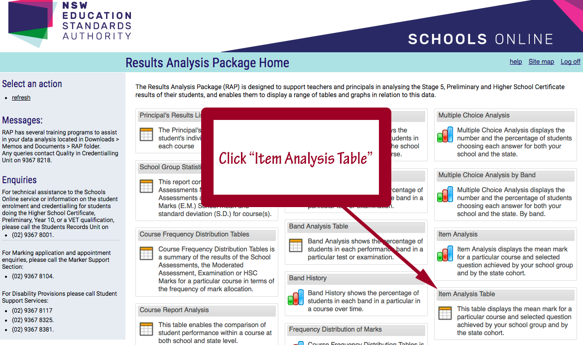 SmarterMaths HSC RAP data integration